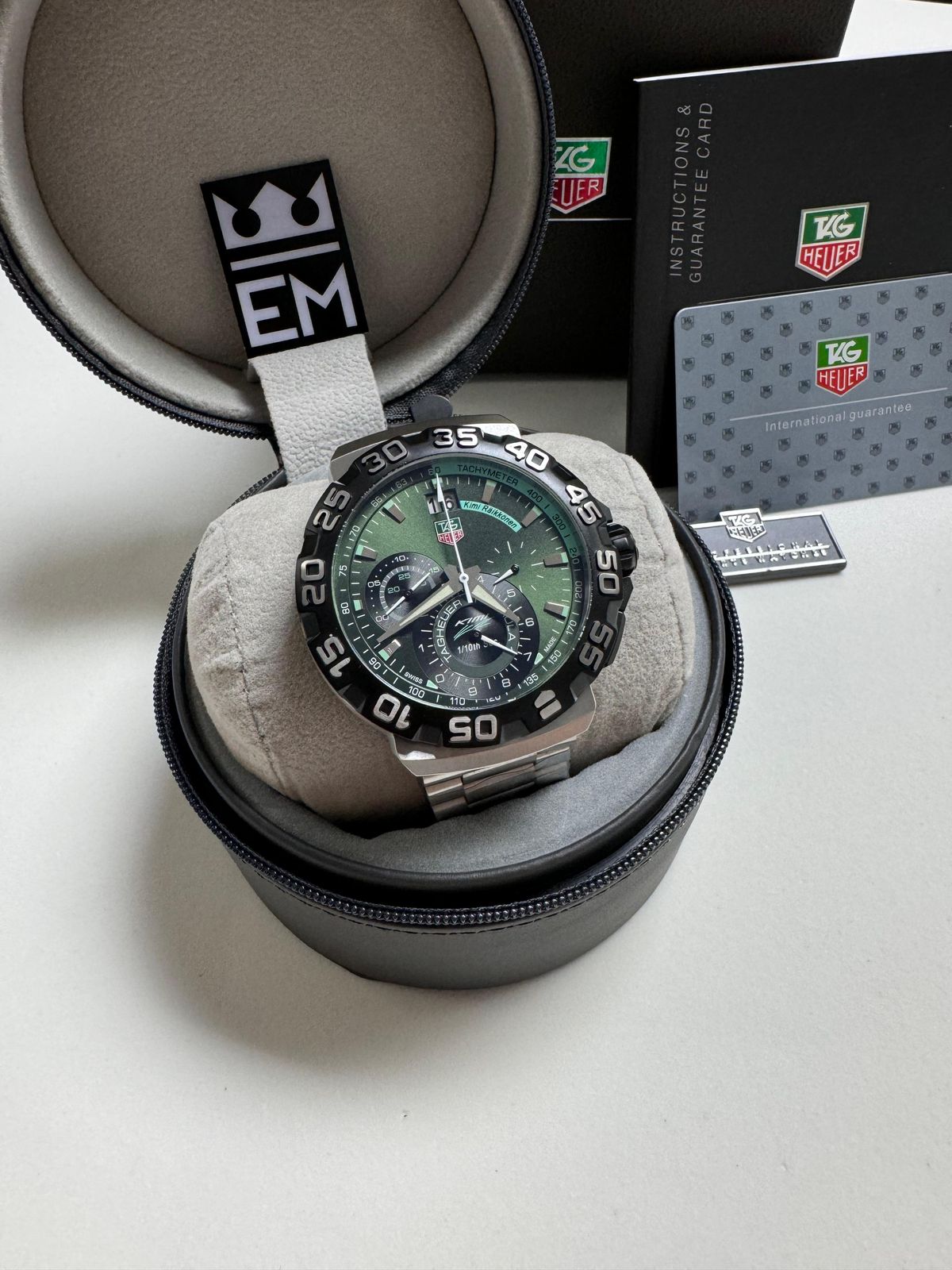 Relógio Masculino Tag Heuer Fórmula 1 Premium 44mm Quartzo Aço Safira