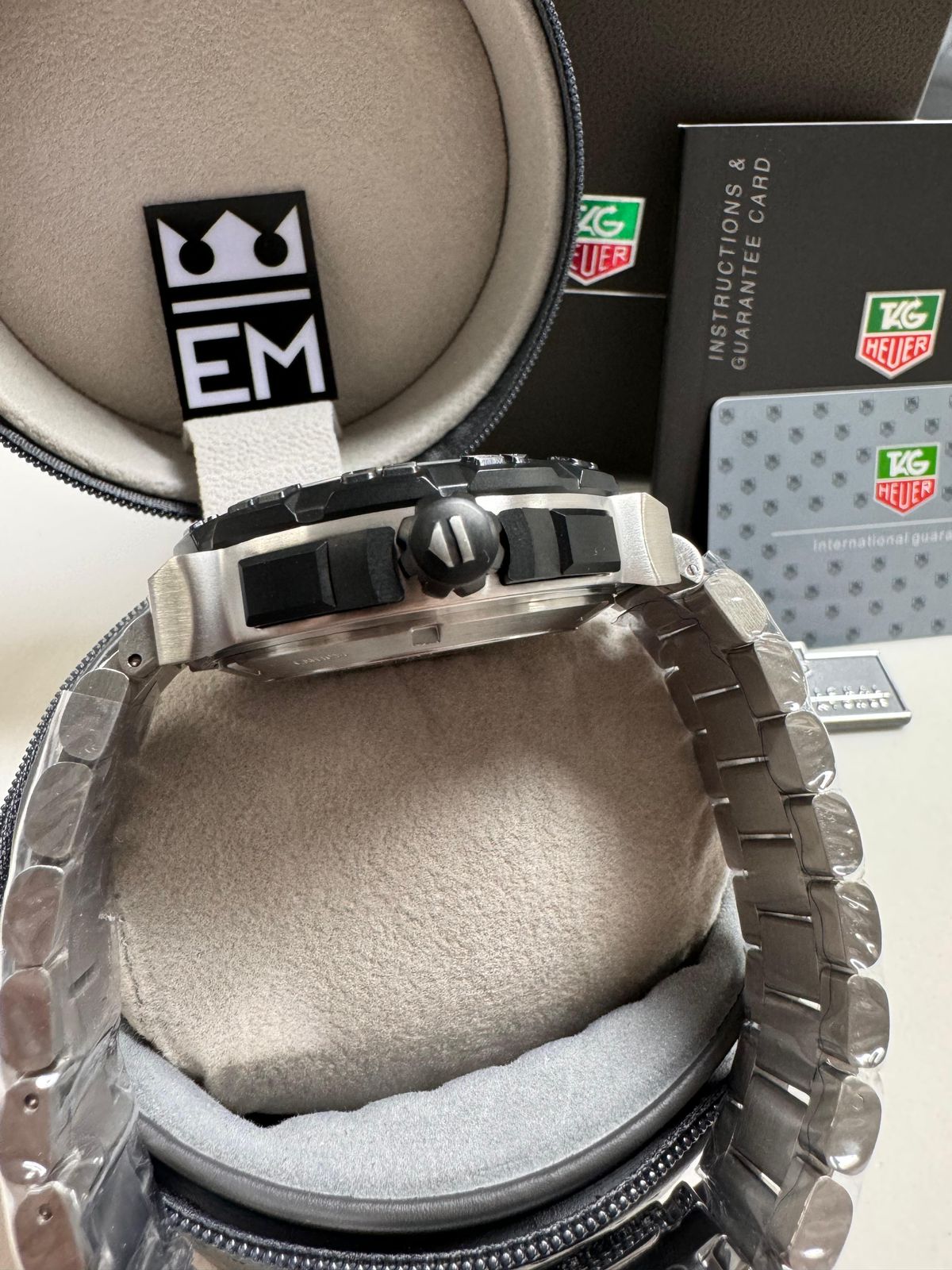 Relógio Masculino Tag Heuer Fórmula 1 Premium 44mm Quartzo Aço Safira