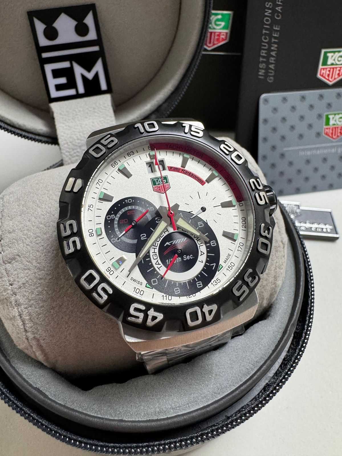 Relógio Masculino Tag Heuer Fórmula 1 Premium: Estilo Veloz, Quartzo, Safira, Aço