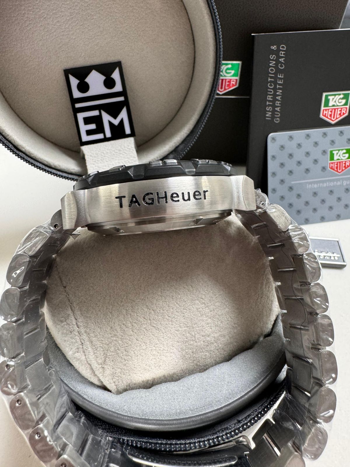Relógio Masculino Tag Heuer Fórmula 1 Quartzo Aço Safira 44mm Premium