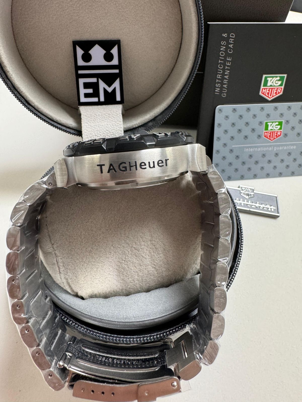 Relógio Masculino Tag Heuer Fórmula 1 Premium Quartz 44mm Aço Inoxidável Safira