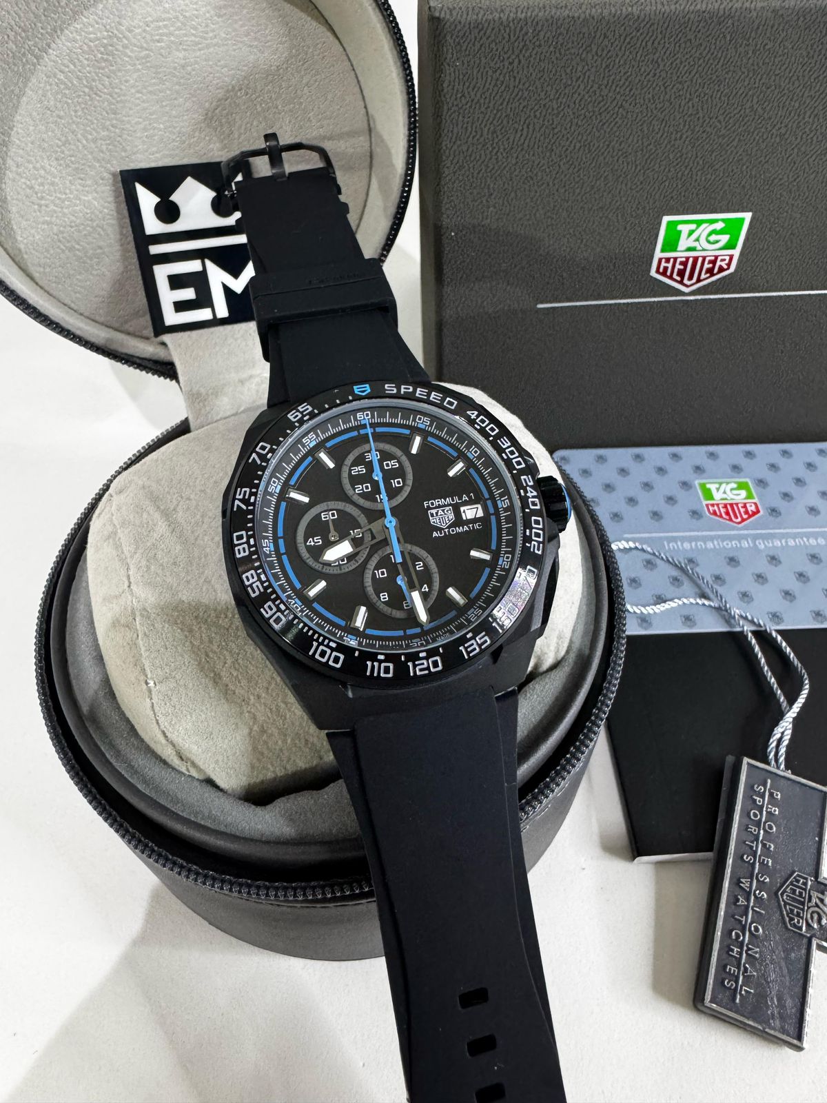Relógio Tag Heuer Fórmula 1 Premium: Quartz, Safira, Aço, Silicone, 20 ATM