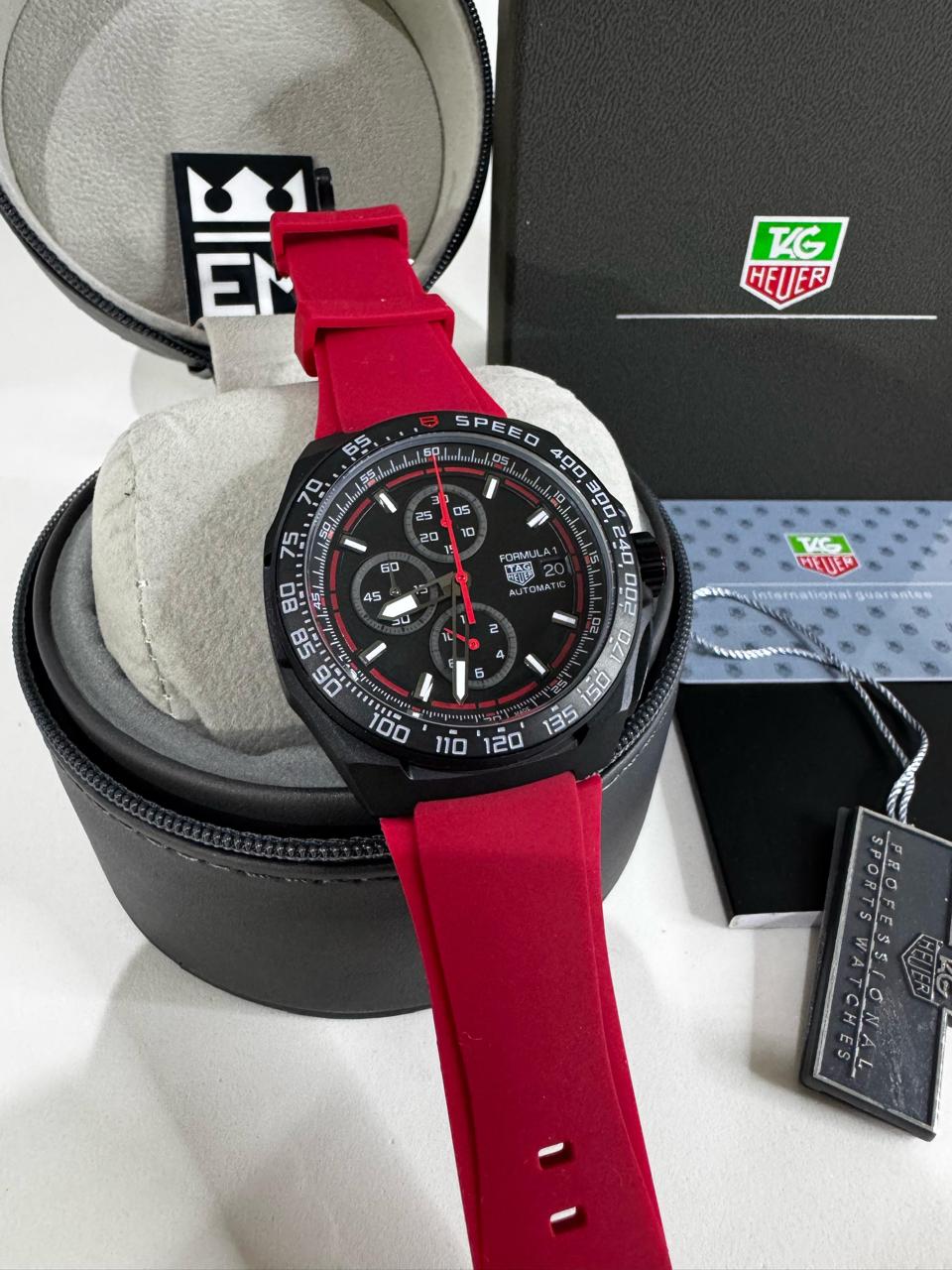 Relógio TAG Heuer Fórmula 1: Máquina Quartz, Vidro Safira, Aço Inoxidável, Pulseira de Silicone