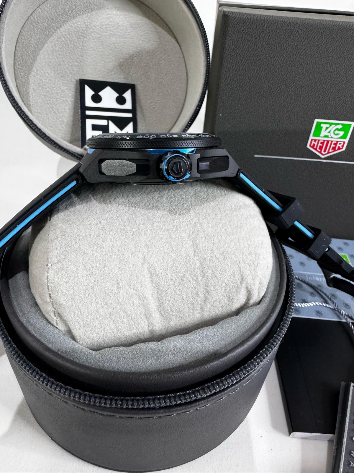 Relógio Tag Heuer Fórmula 1 Premium: Quartz, Safira, Aço, Silicone, 20 ATM