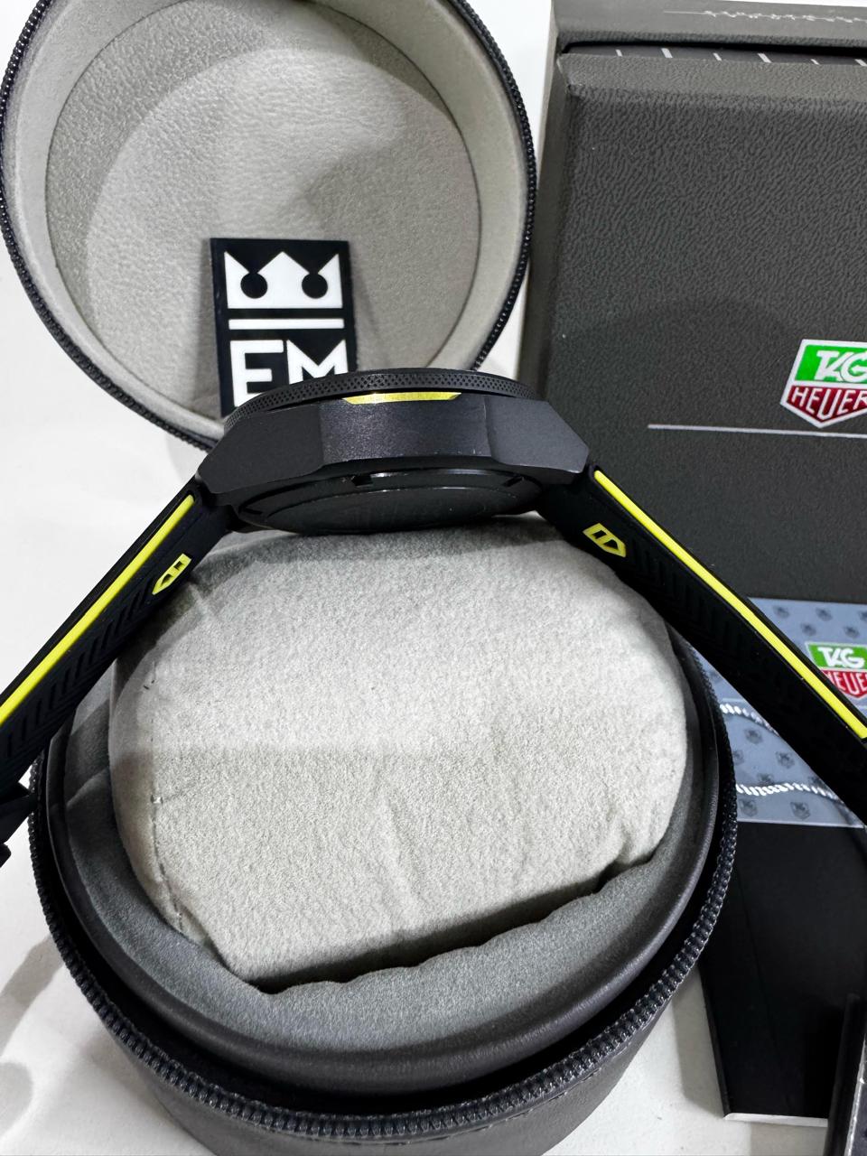 Relógio Masculino TAG Heuer Fórmula 1 Premium: Máquina Quartz Funcional, Aço, Silicone