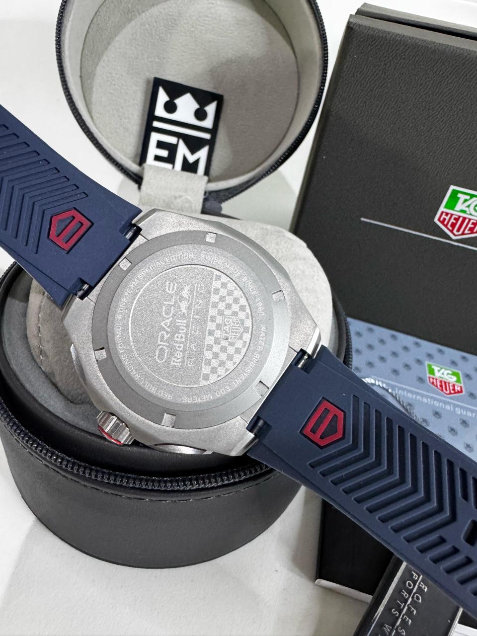 Relógio Réplica Premium TAG Heuer Fórmula 1 Quartz 44mm Safira Aço Inoxidável